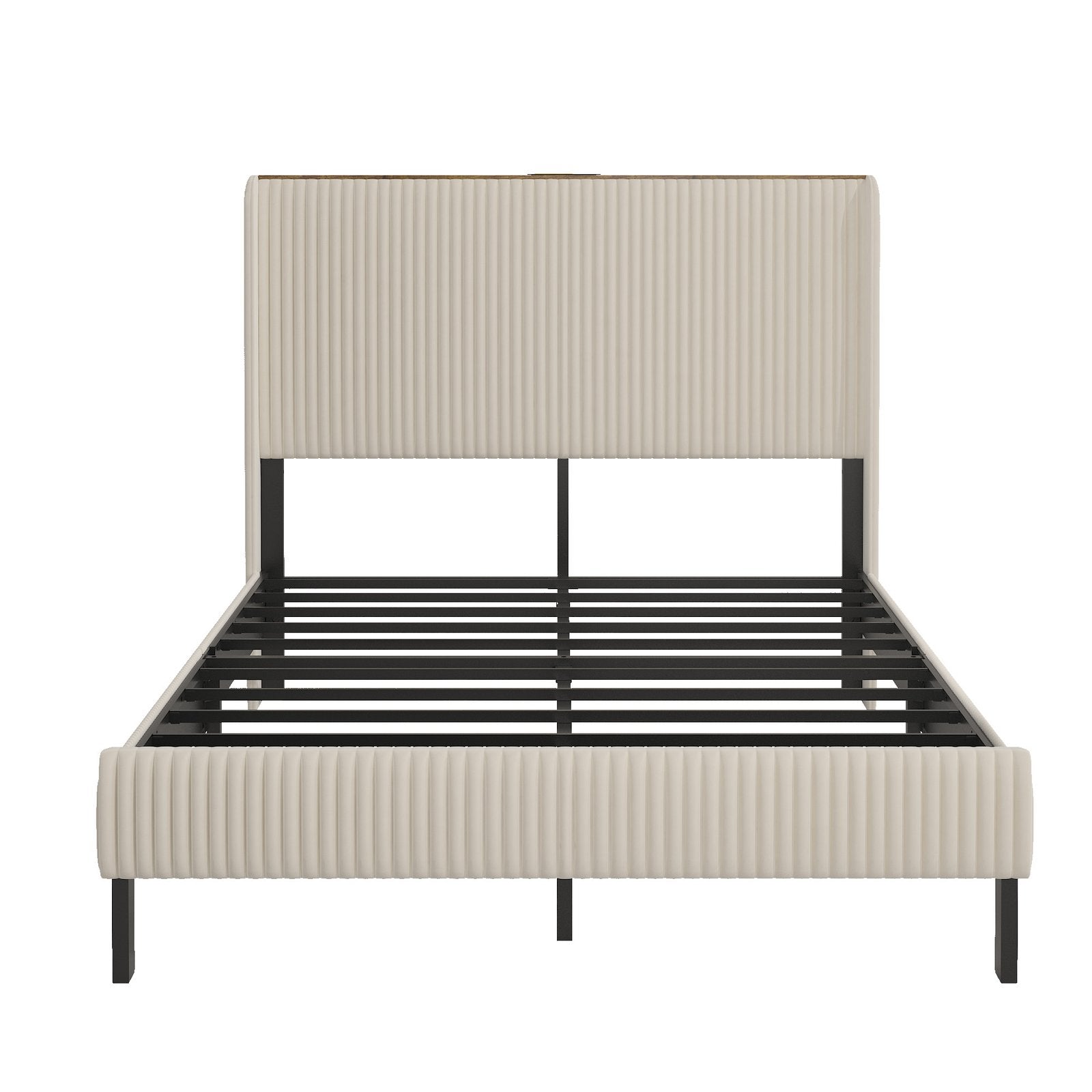 Metal Bed Frame w/ USB Charging