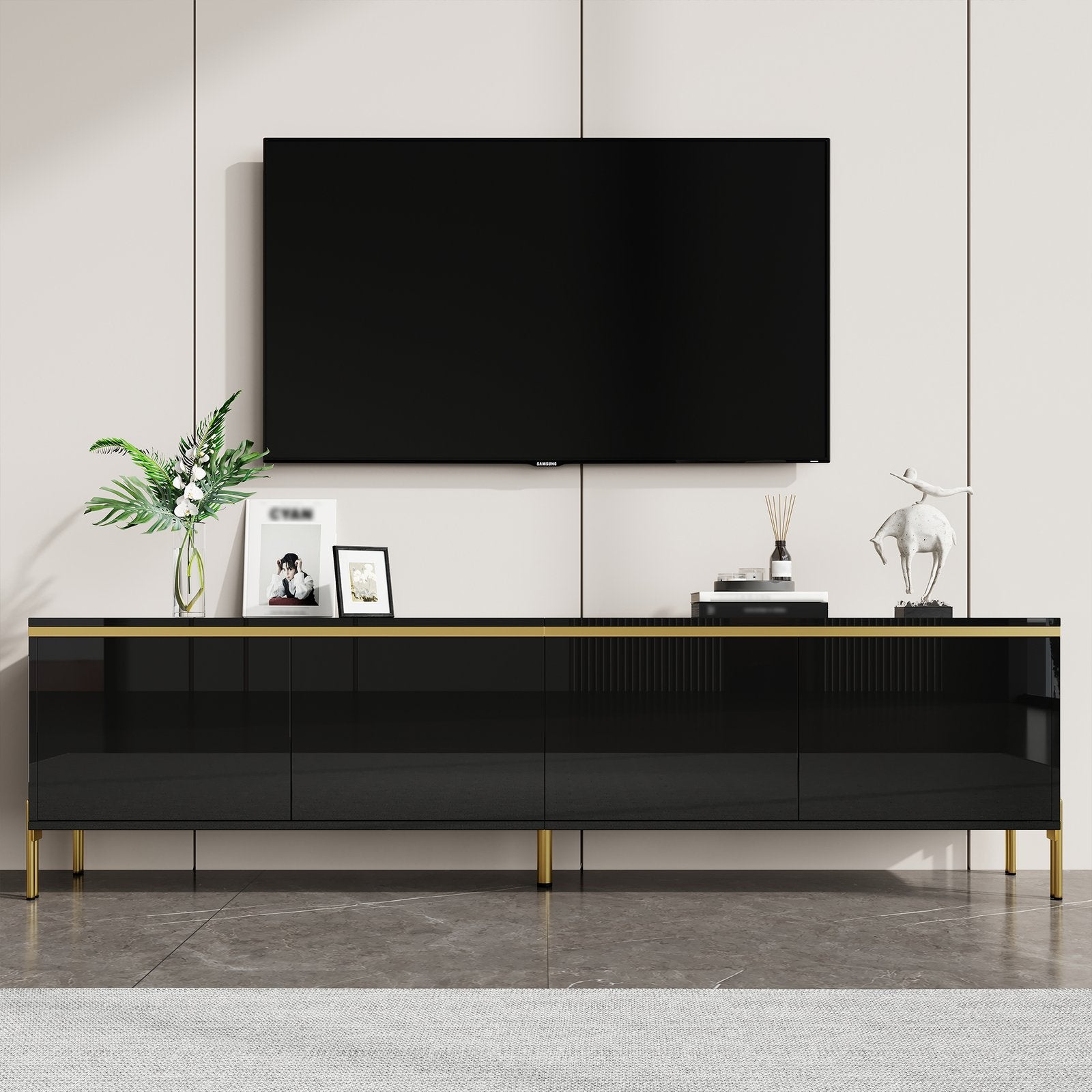 Modern TV Stand Storage