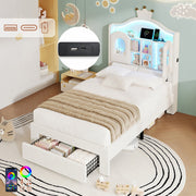 LED Storage Bed Frame