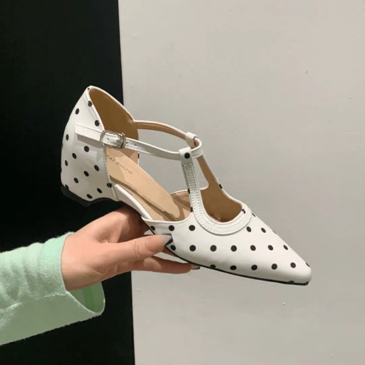 Chic Polka Dot Sandals
