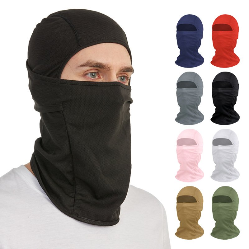 Men's Breathable Sun Protection Face Mask for Summer Outdoor Sports