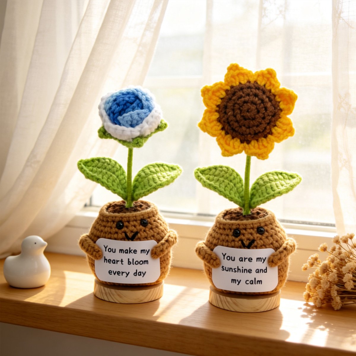 Crochet Flower Decor