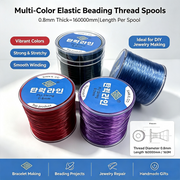 Elastic Beading Thread for Repeated Wear