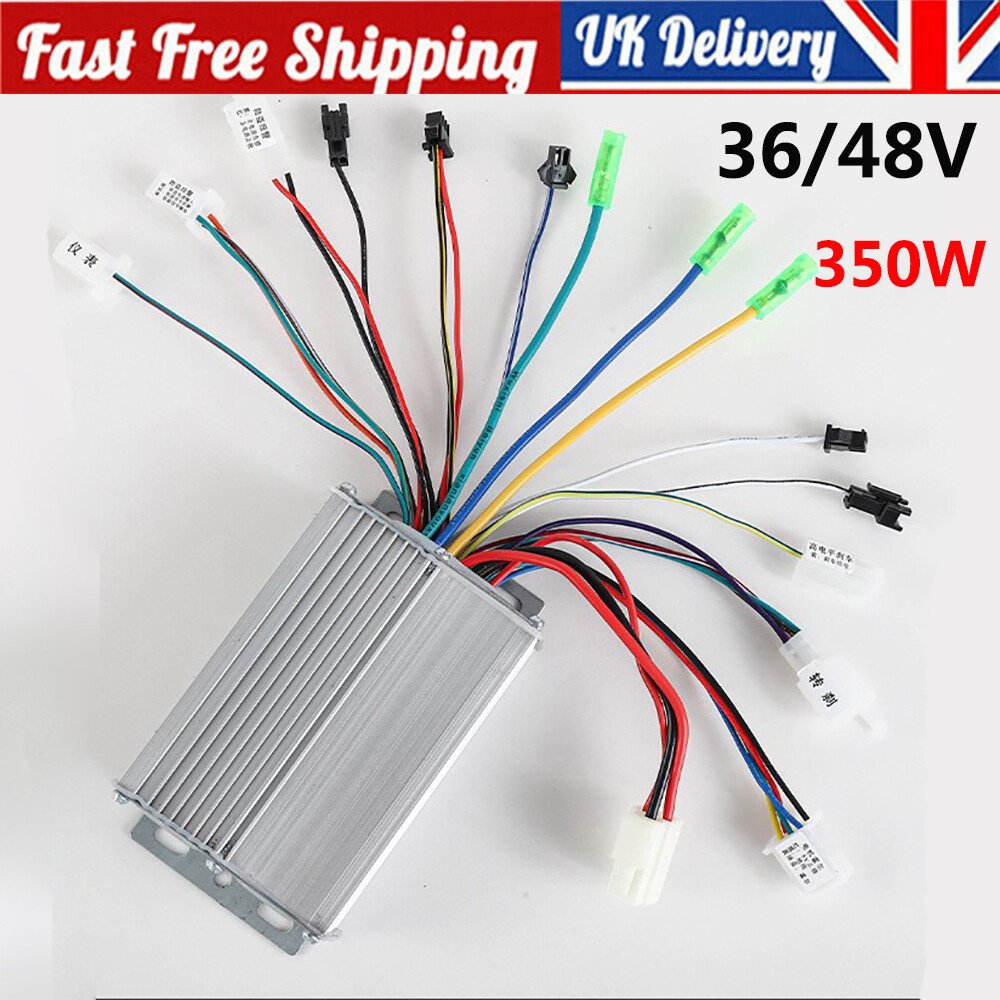 36V 48V 350W Brushless Motor Speed Controller for E-Bike Electric Scooter