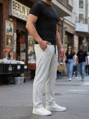 Men's Anti-Wrinkle Casual Pants for Comfort and Style