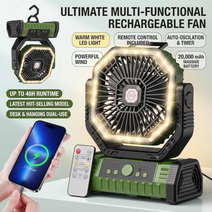 Portable Power Fan