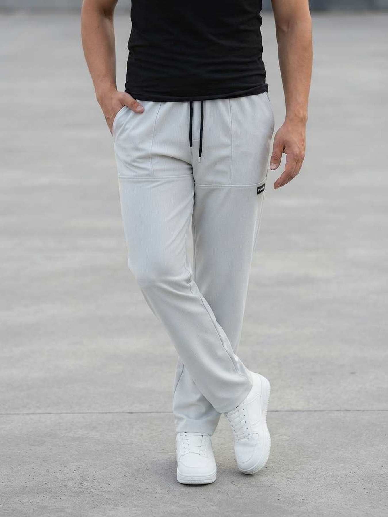 Men's Stretch Casual Pants, Anti-Wrinkle & Comfortable