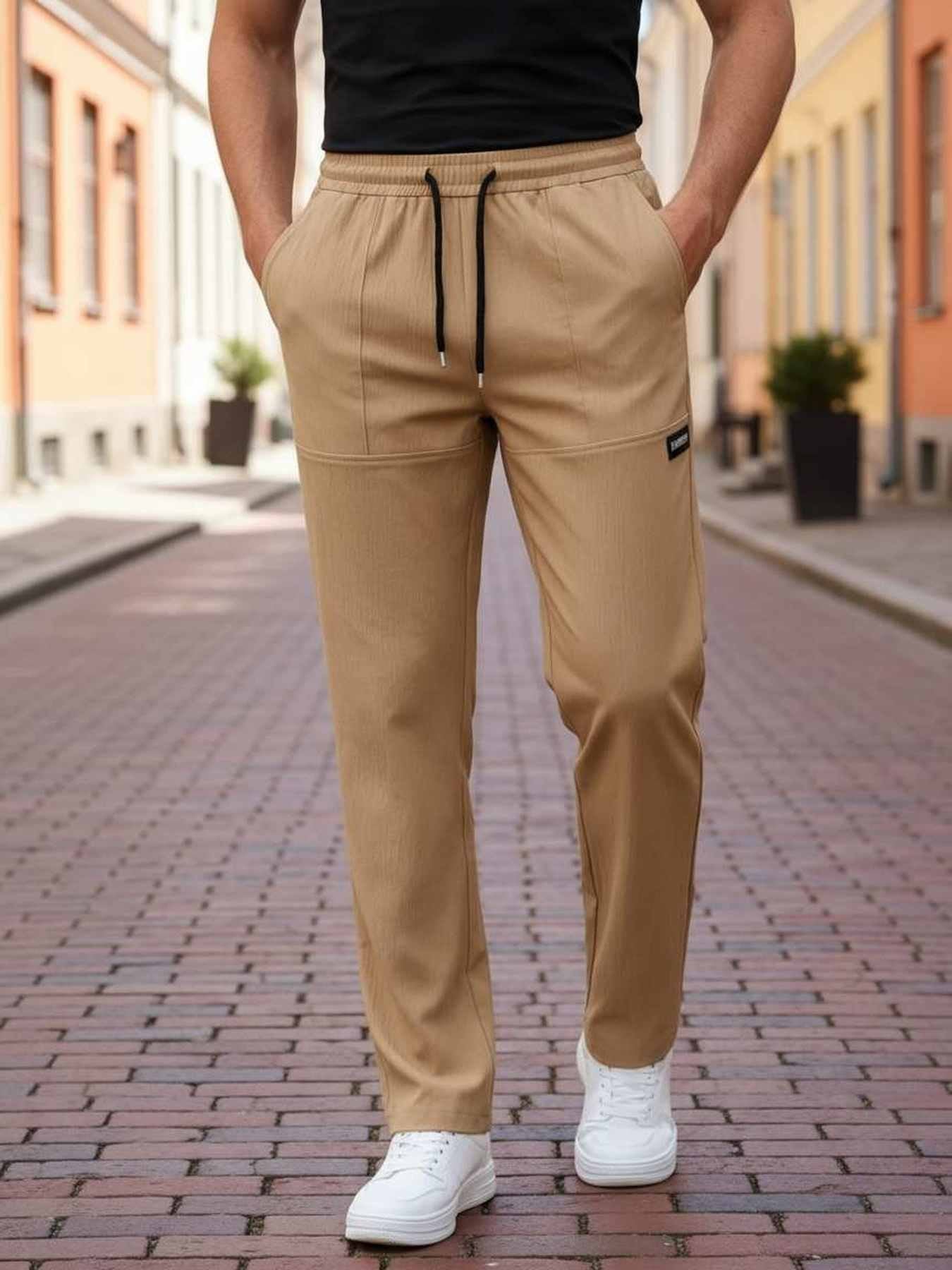 Men's Stretch Casual Pants - Anti-Wrinkle & Comfortable