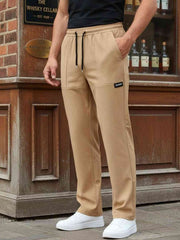 Slim-Fit Anti-Wrinkle Commuter Pants for Men