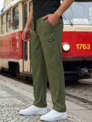 Trendy Men's Casual Pants with Stretchy Fit