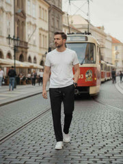 Men's Anti-Wrinkle Casual Pants, Stretchy & Comfortable Fit