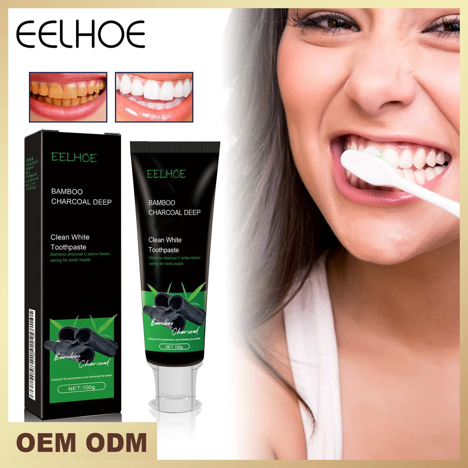 Deep Teeth Whitening Toothpaste - 100g