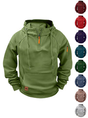 Men's Sports Casual Sweatshirt Hoodie with Multiple Pockets