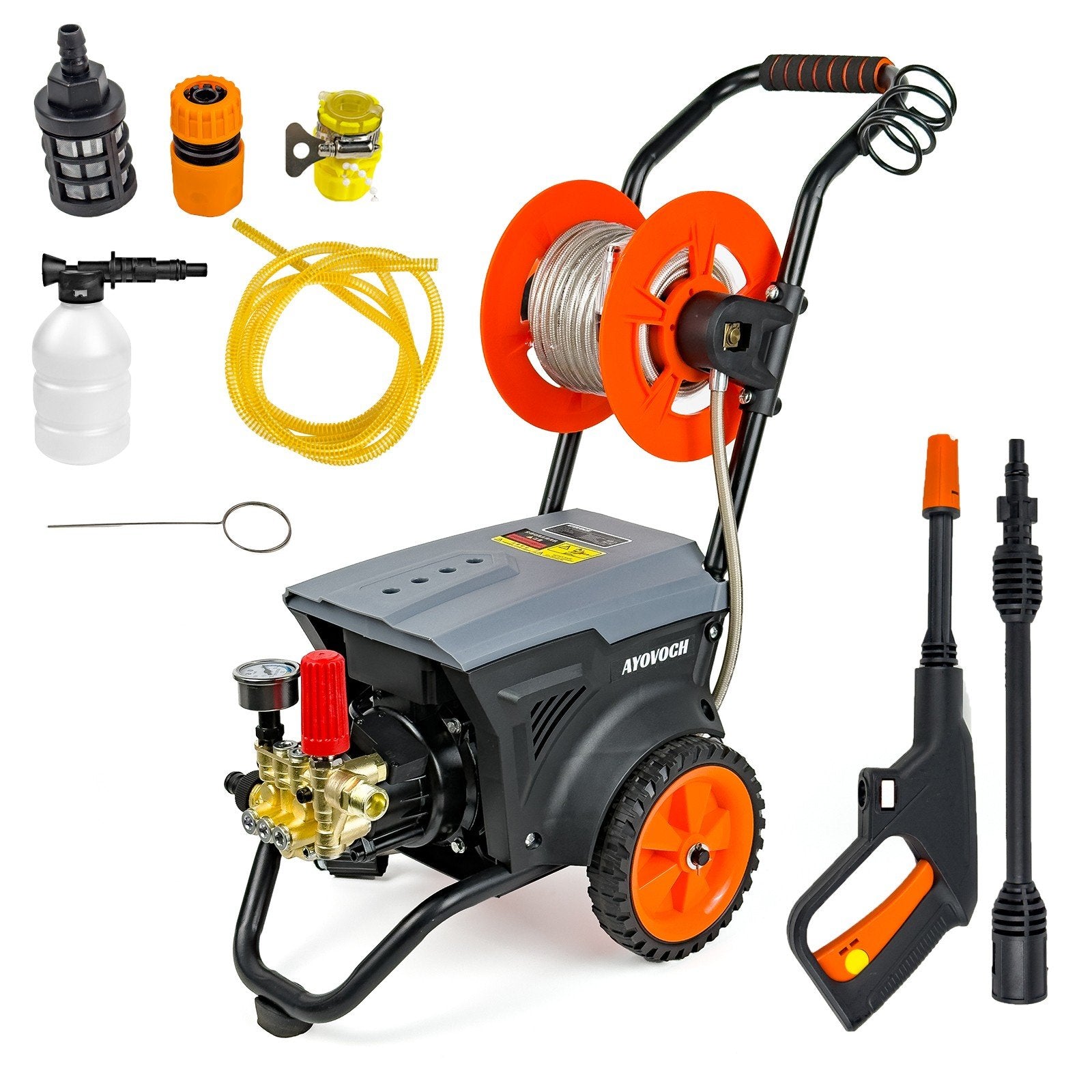 Compact Electric Pressure Washer 200Bar for Tough Cleaning