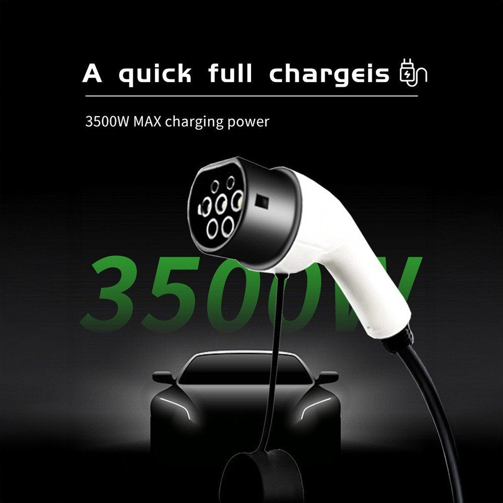 UK Type 2 EV Charger, 13A Home Electric Vehicle Car Charger, Fast & Efficient Charging