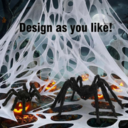 Giant DIY Spider Web Decoration Kit 450 Sq Ft