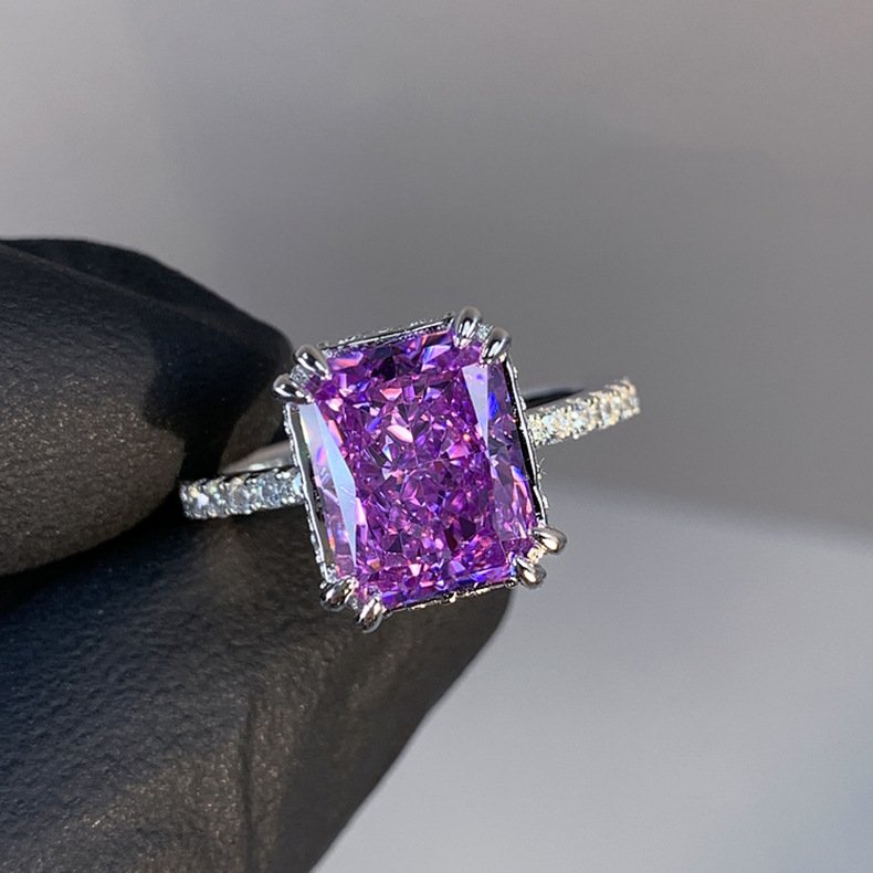 Lavender CZ Ring