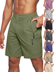 Large Men's Cargo Shorts Quick-Drying Mobile Phone Pocket Shorts
