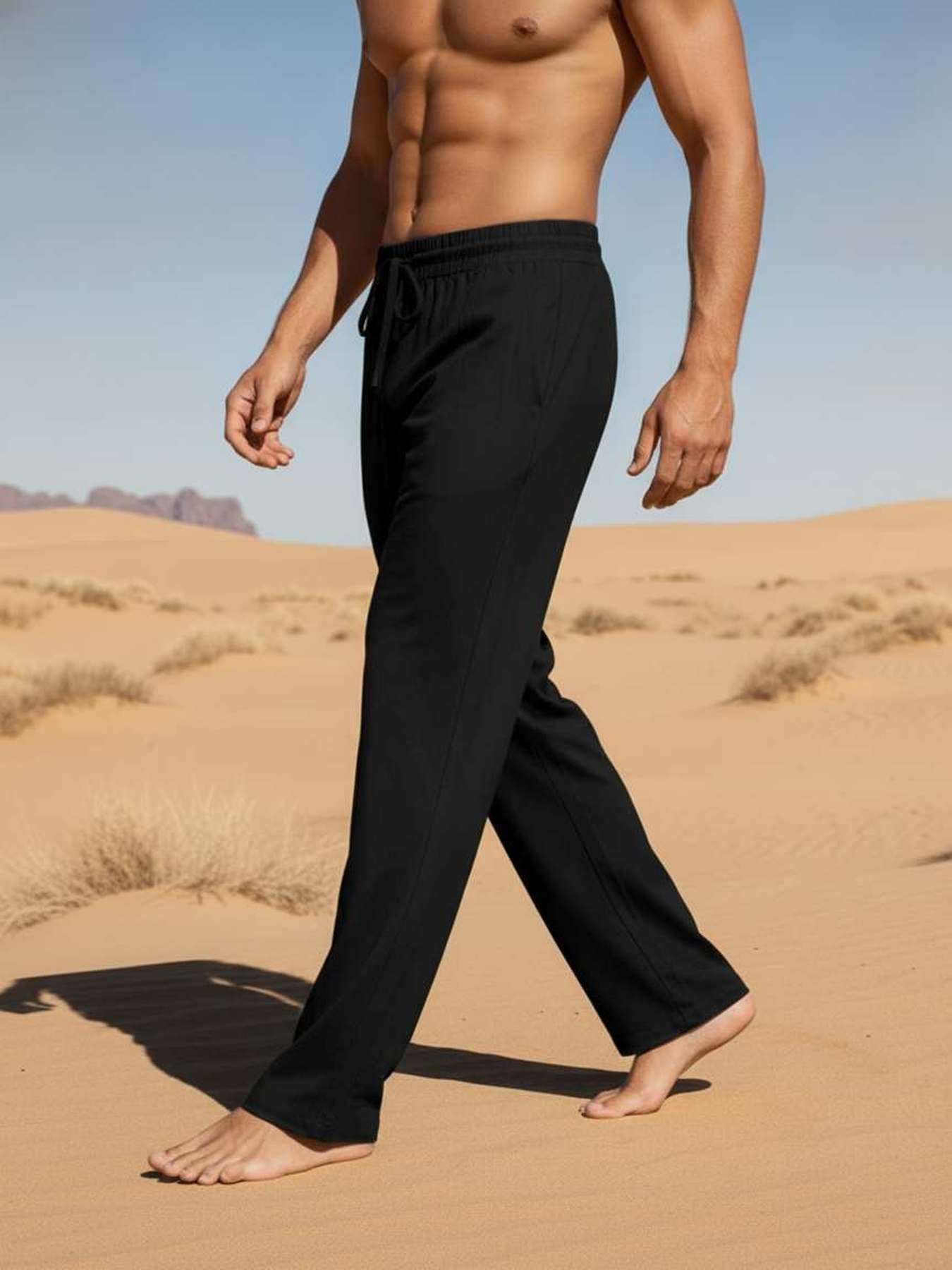 Men's Stretchy Casual Pants - Anti-Wrinkle & Comfortable