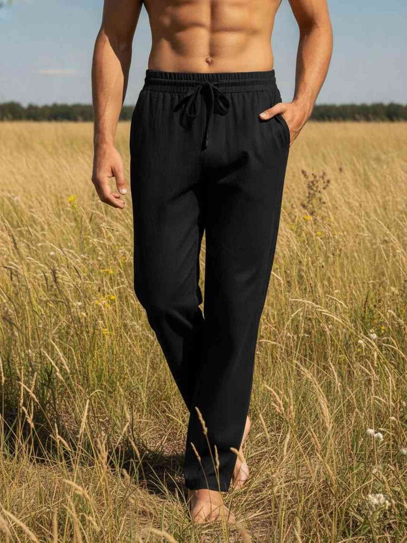 Men's Anti-Wrinkle Casual Pants for Comfortable Commutes