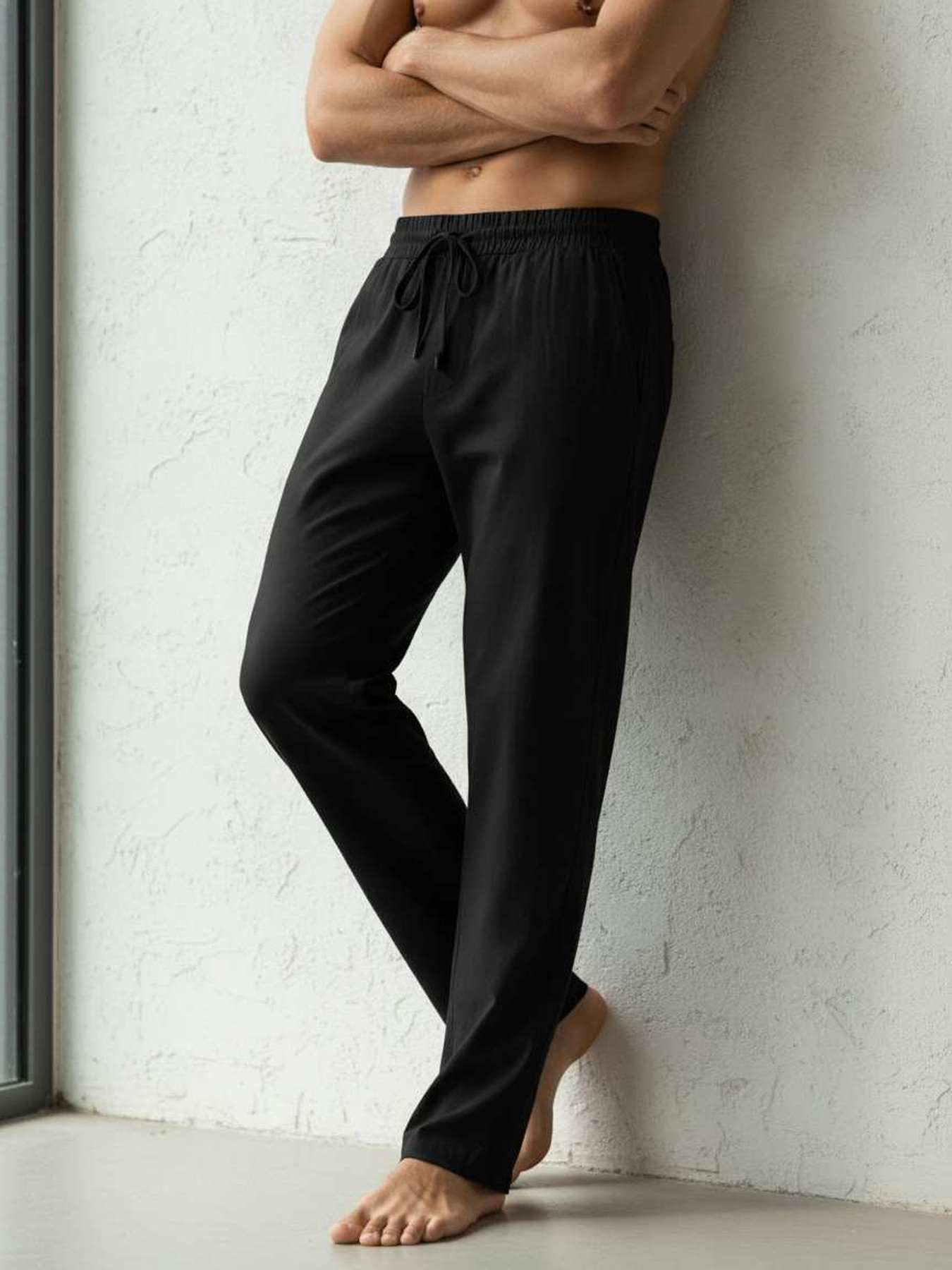 Men's Anti-Wrinkle Casual Pants with Stretchy Fit