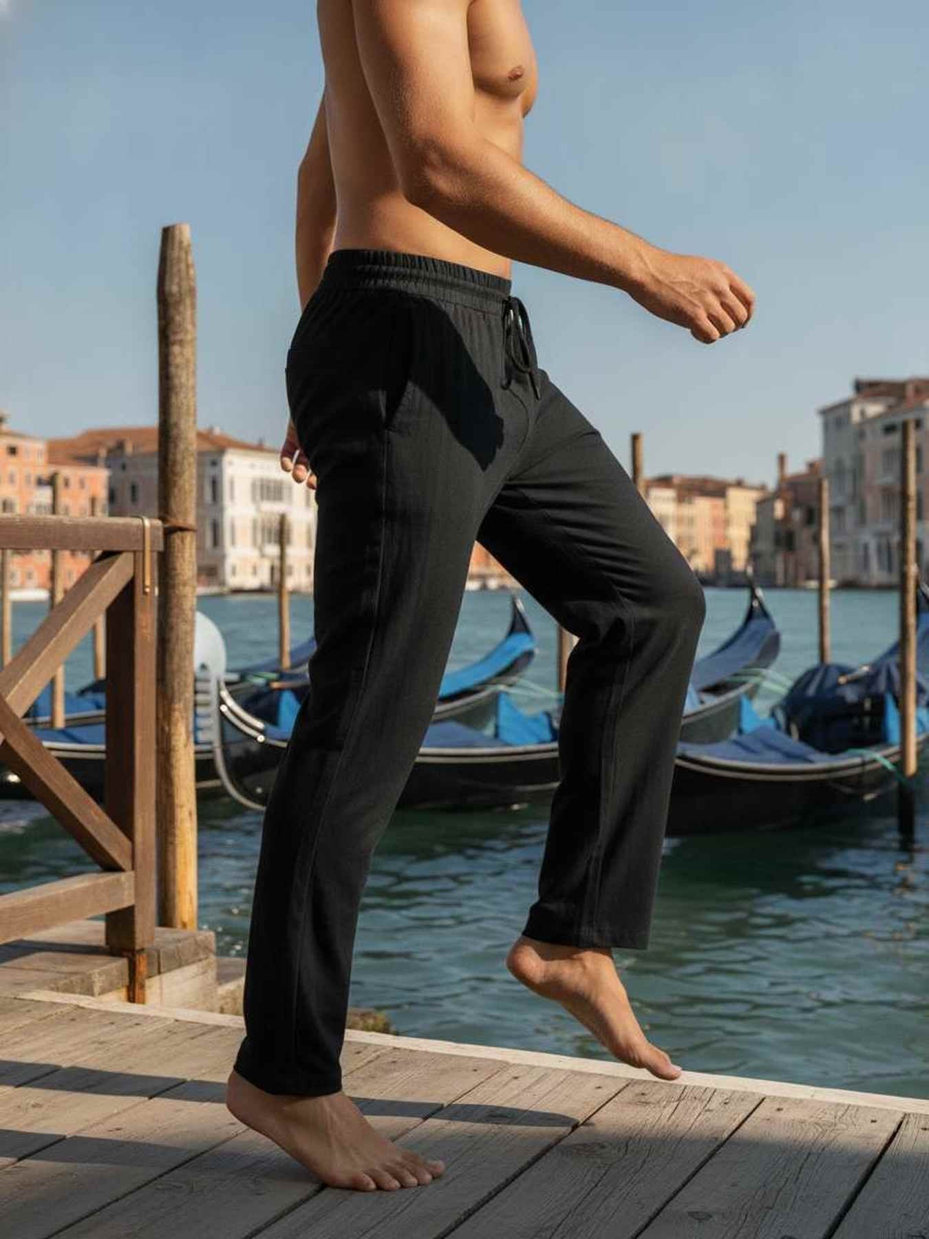 Men's Stretchy Casual Pants for Comfort & Style