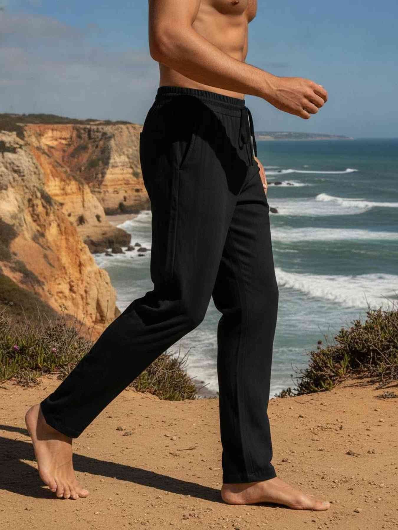 Men's Anti-Wrinkle Casual Pants for Comfortable Commutes