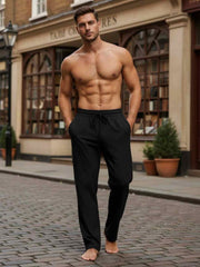 Men's Stretchy Casual Pants - Anti-Wrinkle & Soft Comfort