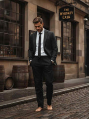 Slim Fit Anti-Wrinkle Casual Pants for Men