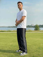 Slim-Fit Corduroy Casual Pants for Men