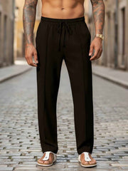 Men's Anti-Wrinkle Casual Pants, Stretchy & Comfortable Fit