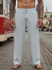 Men's Anti-Wrinkle Casual Pants for Comfortable Daily Wear