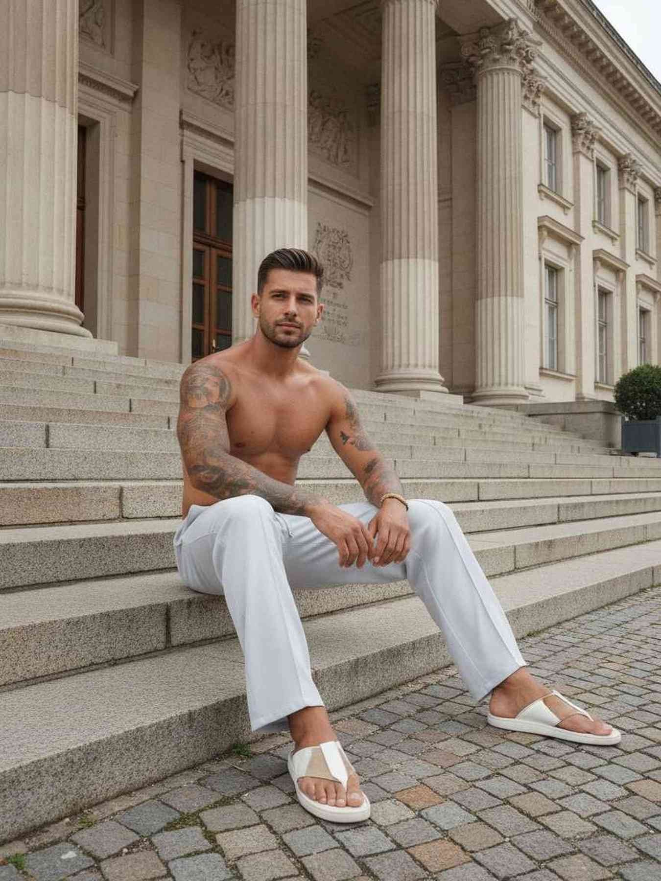 Men's Stretchy Casual Pants for Comfortable Commutes
