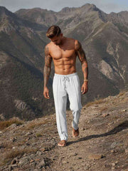 Durable Men's Casual Pants with Stretchy Fit