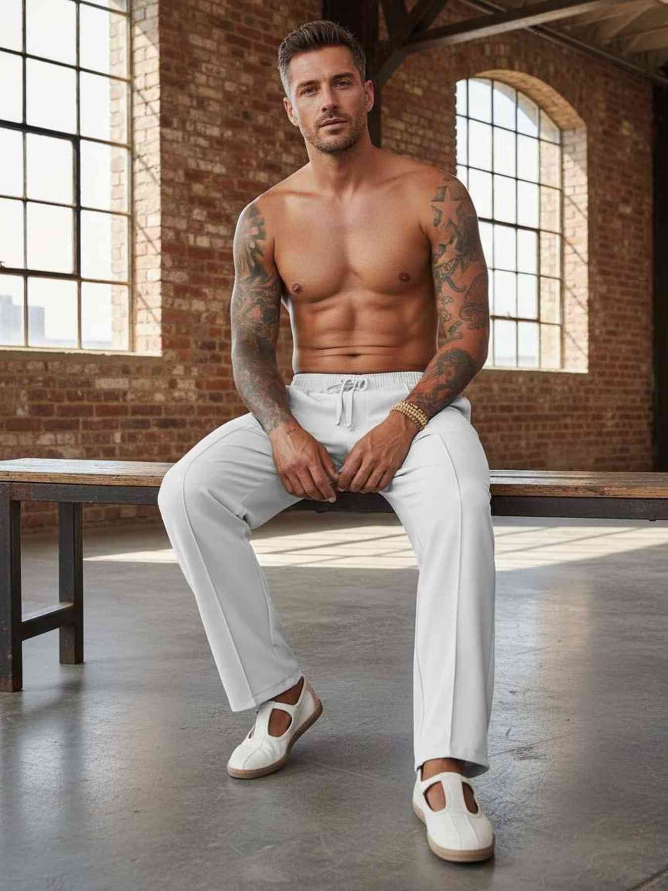 Elevate Your Style with Men's Anti-Wrinkle Casual Pants