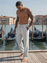 Men's Anti-Wrinkle Casual Pants - Stretchy & Comfortable