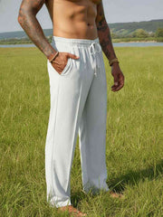 Men's Anti-Wrinkle Casual Pants with Stretchy Fit