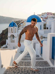 Men's Anti-Wrinkle Casual Pants with Stretchy Fit