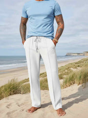 Men's Stretchy Casual Pants - Anti-Wrinkle & Comfortable Fit