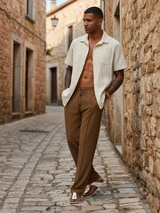 Men's Stretchy Casual Pants - Anti-Wrinkle & Comfortable