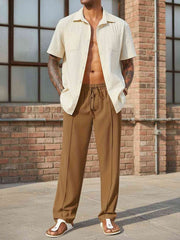 Men's Anti-Wrinkle Casual Pants for Comfortable Commutes