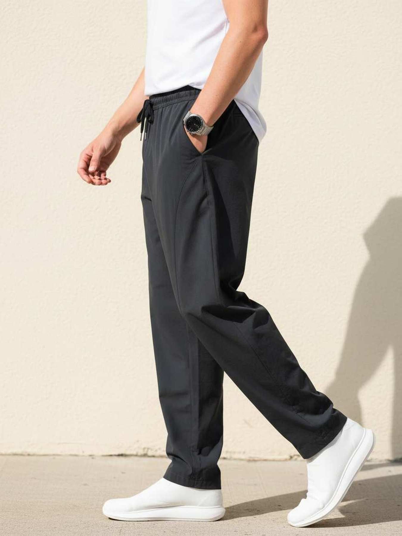 Men's Stretch Casual Pants - Anti-Wrinkle & Comfortable