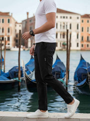 Men's Stretch Casual Pants - Anti-Wrinkle & Comfortable