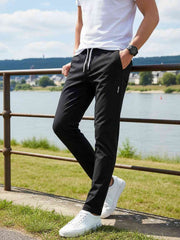 Men's Stretchy Casual Pants - Anti-Wrinkle & Comfortable Fit