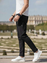 Men's Stretchy Casual Pants - Anti-Wrinkle & Comfortable