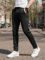 Men's Anti-Wrinkle Casual Pants for Comfortable Commutes