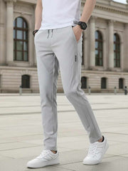 Men's Anti-Wrinkle Casual Pants with Stretchy Fit