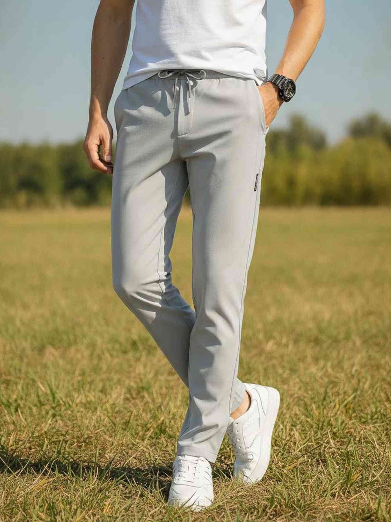 Elevate Your Style with Stretchy, Anti-Wrinkle Men's Casual Pants
