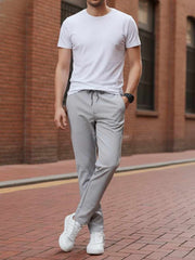 Men's Comfortable Casual Pants - Stretchy & Wrinkle-Free