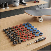 10-Piece Skate Bearing Set - High-Performance Sports Equipment